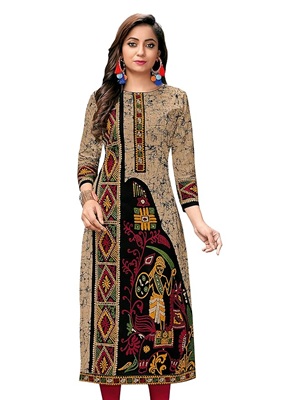 Women's Cotton Printed Kurta